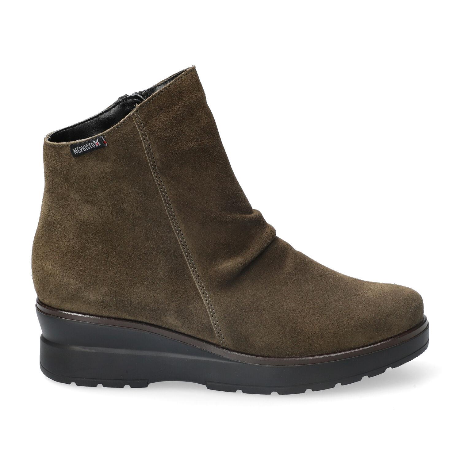 bottines femme modèle Evangela vert moss - Mephisto